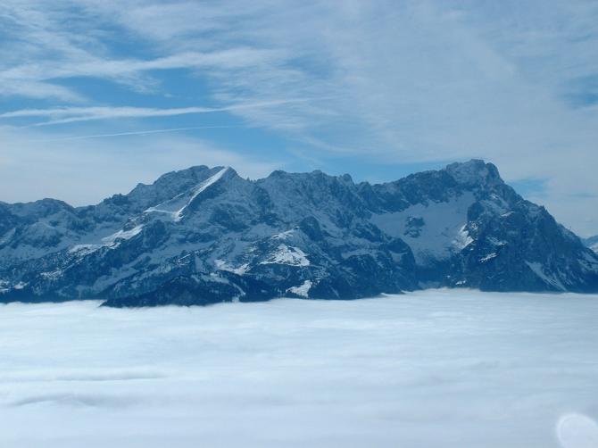 Blick vom Startplatz Richtung Zugspitze.
Hm!?, da muss ich wohl noch etwas warten!;)