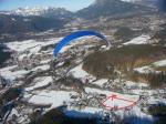 Paragliding Fluggebiet Europa » Deutschland » Bayern,Jenner,Rot umrahmt ist der leicht abfallende Landeplatz.