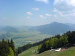 Paragliding Fluggebiet Europa » Deutschland » Bayern,Weiherkopf,Aussicht vom Nordost-Startplatz vor unserem Flug auf 2600 Meter, welcher atemberaubend war und 1 Std. und 45 Minuten dauerte.