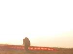 Paragliding Fluggebiet Europa » Deutschland » Hessen,Wasserkuppe,Tolle Abendstimmung
(Abstrodaer Kuppe) 07/2013

Beim Groundhandling empfielt
sich ein HELM (Heber bei stärkerem Wind)