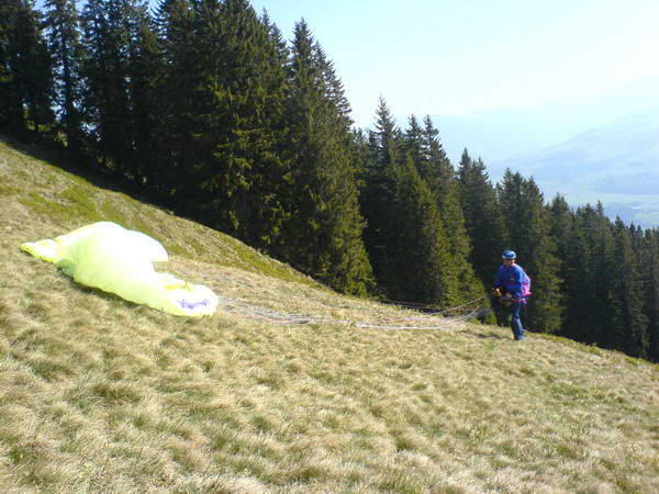 Perters Start vom Weiherkopf.