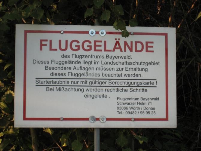 13.08.2007: Flugordnung