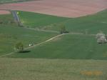 Paragliding Fluggebiet Europa » Deutschland » Thüringen,Spielberg Glasberg,landeplatz ist in der regel der weg weil die bauern es nicht wollen das man auf den wiesen landet bzw. parkt