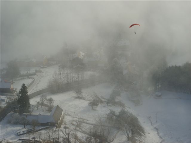 Geisterstunde am Landeplatz.
Foto: Dank an Werner