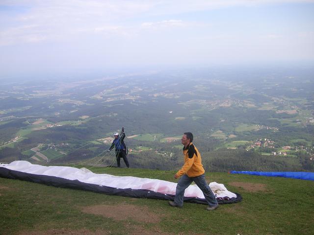 Startvorbereitung am Schöckel SO - Start