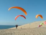 Paragliding Fluggebiet Europa » Frankreich » Aquitanien,Dune du Pyla,im windstehen und geniessen - auch für pro's entpannend...