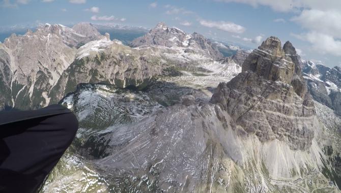 Flu vom M.Piana zu den 3 Zinnen