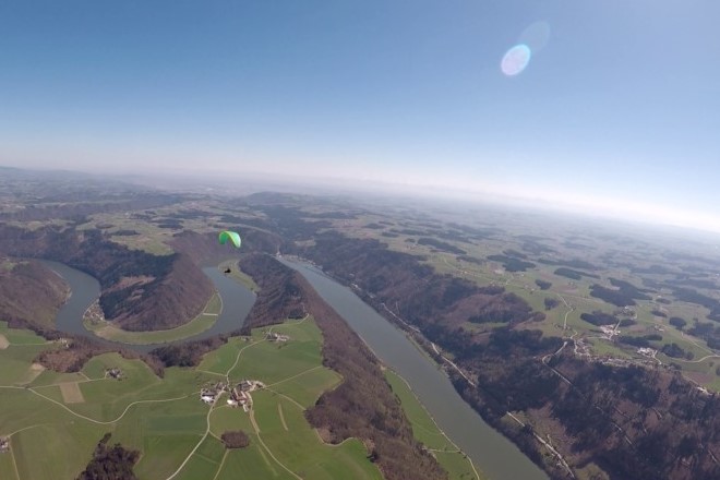 ....mit Walter bei der Donauschlinge