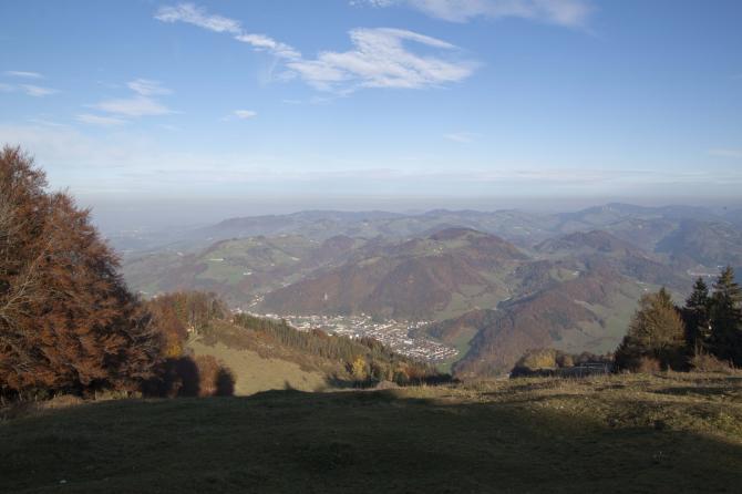 30. Oktober 2011
Schöner Blick vom Herndleck auf Ternberg.