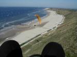 Paragliding Fluggebiet Europa Niederlande ,Zoutelande,Blick in Richtung Zoutelande
10.3.2003