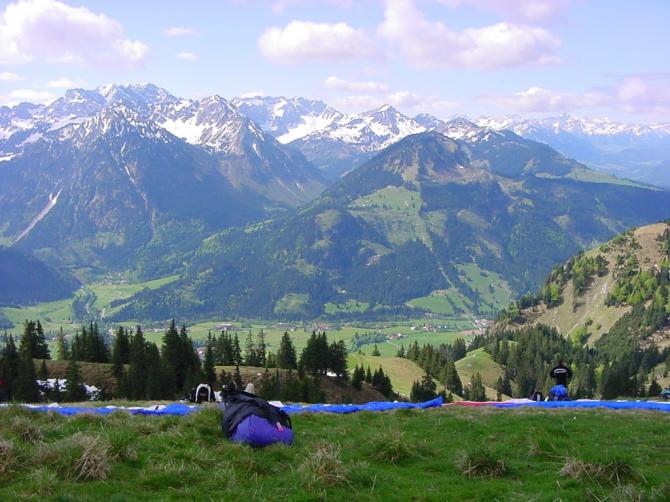 Blick vom Spießer zum Imberger Horn (Bahn)