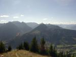 Paragliding Fluggebiet Europa » Deutschland » Bayern,Hindelang,Startpatz Hirschberg mit Blick Richtung Süden auf den Alpenhauptkamm und das Imberger Horn