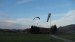 Paragliding Fluggebiet Europa » Deutschland » Bayern,Hochfelln,Landeplatz mit Windfahne. Weite Strecke vom Start zum Landeplatz (ca. 6km)!!!