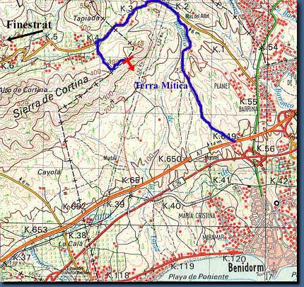 Anfahrt zum Startplatz