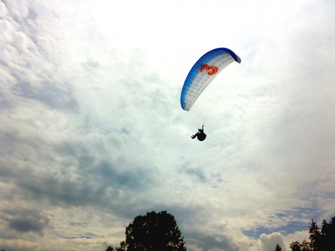 Gerlitzen - kurz vor landen.