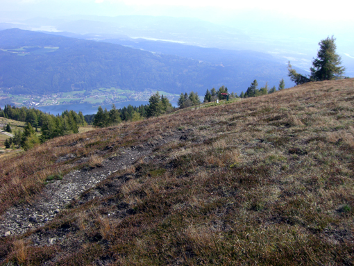 Alternativ-Startplatz bei Bergeralm, z.B. wenn am Hauptstartplatz der Wind zu stark ist (wie an diesem Tag), kann es eventuell hier besser gehen (Richtung Ost)