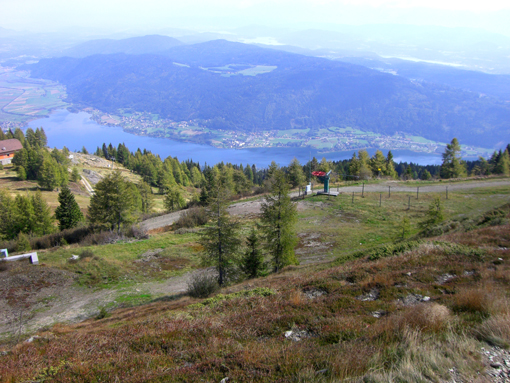Flugrichtung bei Start Bergeralm