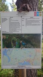 Paragliding Fluggebiet Europa » Norwegen,Solfjellstua,Infotafel beim Startplatz