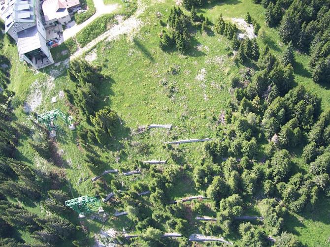 Startplatz aus der Luft