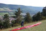 Paragliding Fluggebiet Europa » Deutschland » Thüringen,Jägerberg,Auf dem Berg gegenüber: Startplatz Jenzig NW
