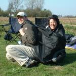 Paragliding Fluggebiet ,,Ostwindfreunde und  Freiflieger Niederrhein vertreiben sich die Langeweile.