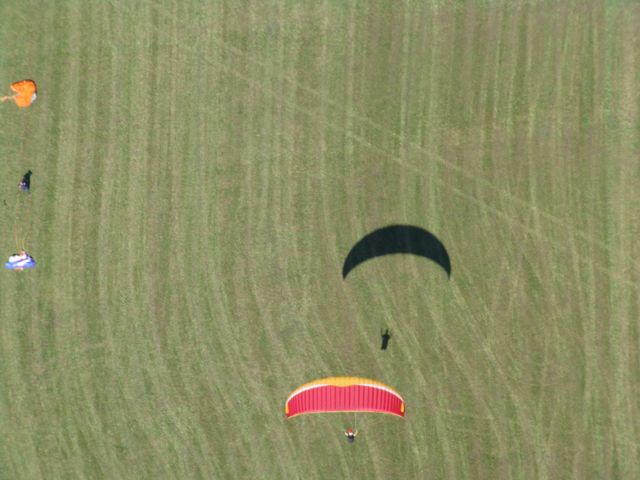 Landung auf altem Landeplatz, September 2007