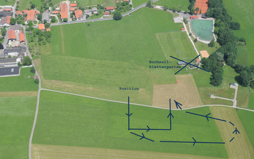 NEUER LANDEPLATZ
siehe Beschreibung!
Dank für die Beschreibung und das Foto an die Flugschule Chiemsee GmbH 83229 Aschau