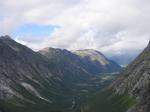 Paragliding Fluggebiet Europa » Norwegen,Trollstien-Meiadalen,Blick Richtung Talausgang.