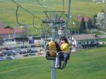 Paragliding Fluggebiet Europa » Deutschland » Bayern,Buchenberg,Auffahrt zum Startpaltz  in Buching mit dem Sessellift