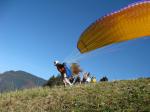 Paragliding Fluggebiet Europa » Deutschland » Bayern,Buchenberg,Am Weststartplatz - schöner dynamischer Start