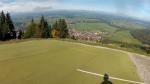 Paragliding Fluggebiet Europa » Deutschland » Bayern,Buchenberg,Blick vom Startplatz. Aufnahme vom 2012-10-08 (Screenshot aus GoPro-Video).