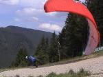 Paragliding Fluggebiet Europa » Deutschland » Bayern,Buchenberg,der große Startplatz läßt auch schiefe Starts zu