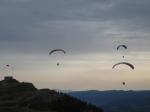Paragliding Fluggebiet Europa » Schweiz » Jura,Chasseral,Soaren am Abend auf der Nordseite