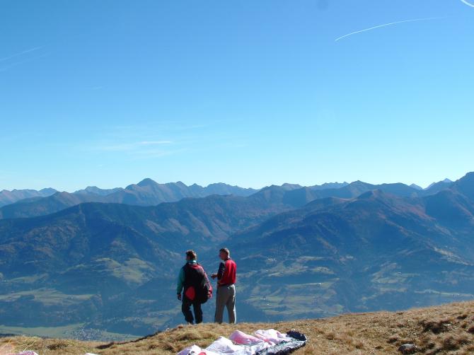 Startplatz mit Blick nach S in Ennstal