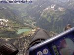 Paragliding Fluggebiet Europa » Deutschland » Bayern,Nebelhorn,Flug vom Nebelhorn-Gipfel richtung Süden- im Blick der Seealpsee