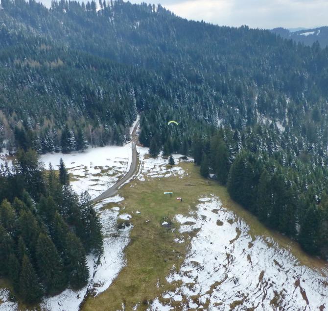 Toplanden ist möglich