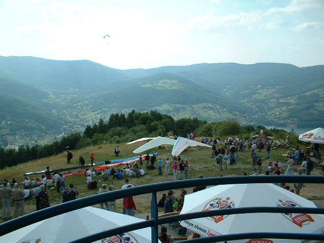 Startplatz (W), die Bäume sind nicht so weit.