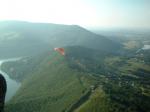 Paragliding Fluggebiet Europa » Polen,Zar,Blick auf die Ortschaften Kozubnik und Porabka vom Westhang.