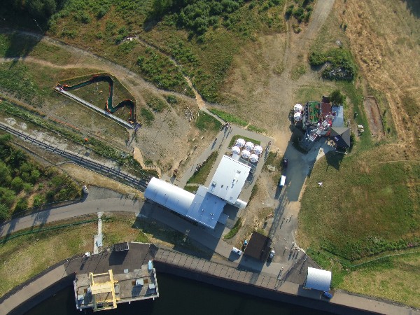 Die Startplätze W und N findet man gleich neben der oberen Seilbanstation.