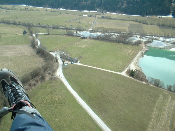 Vor der Landung in St. Martin.