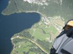 Paragliding Fluggebiet Europa » Österreich » Oberösterreich,Krippenstein,weit über dem Landeplatz, auf dem Weg zum gegenüberliegenden SARSTEIN