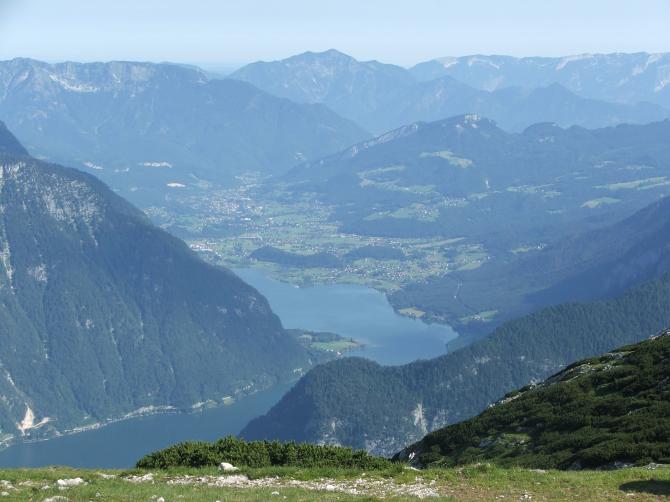 Blick vom Krippenstein-Startplatz - August 2008