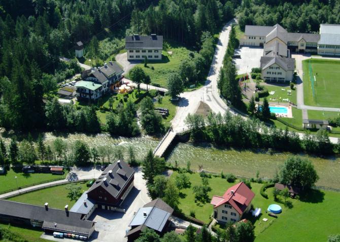 Kurz vor der Landung in Obertraun am 16. Juli 2008