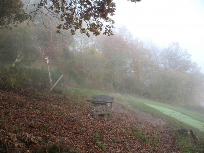 Startplatz im Morgennebel 10/2008
