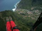 Paragliding Fluggebiet Europa » Portugal » Madeira,Bica da Cana,mehr als 1000m über dem Meeresspiegel bei Ankunft an Madeiras Nordküste, am Ende des Talkessels von Sao Vicente liegen die Ländeplätze in unmittelbarer Nähre zum Meer