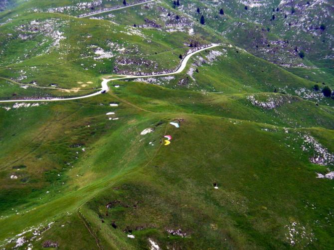 Startplatz Panetone aus der Luft (Juni 2006).