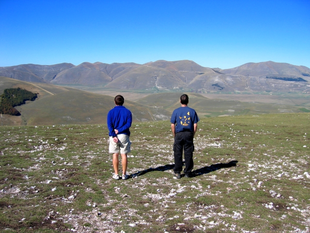 Am Startplatz Forca di Presta