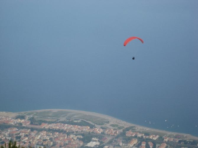 Landeplatz riesig und vom Startplatz gut einsehbar