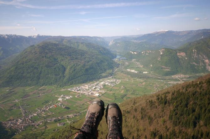 Richtung Landeplatz.