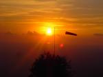 Paragliding Fluggebiet Europa » Italien » Latium,Norma,Startplatz Norma im Sonnenuntergang